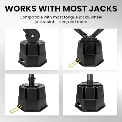HOXWELL 4PCS 8''H RV Trailer Jack Block - Image 4