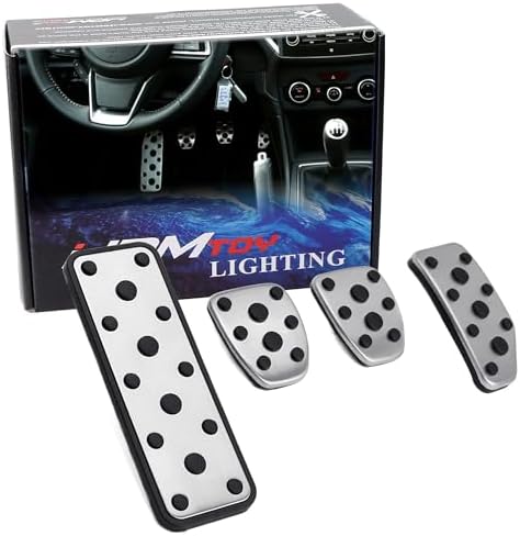 iJDMTOY Track Racing Foot Pedal Cover Set by iJDMTOY
