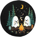 Ghost Roasting Marshmallows Spare Tire Cover Waterproof Wheel Cover 15 Inch by Unknown