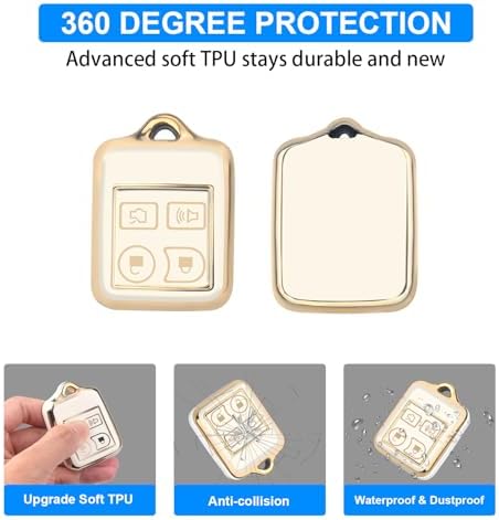 QBUC for Ford 4 Buttons Key Fob Cover - Image 5