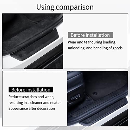 SINGARO Car Door Threshold Protection, Door Width 19.8x1.57inch Car/SUV - Image 5