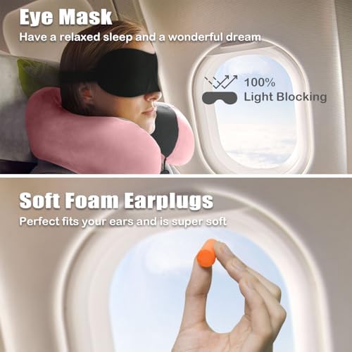 Travel Pillow, Memory Foam Neck Pillow - Image 2