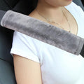 Amooca 2-Pack Soft Furry Universal Seatbelt Cover Car Shoulder Pad by Amooca
