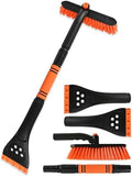 34" Extendable Ice Scrapers for Car Windshield 2-in-1 Snow Brush for Car Snow by BFONS