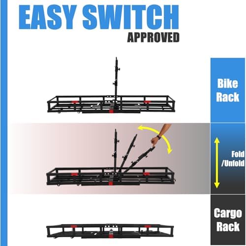 Hitch-Mount Bike Rack for Ebike Heavy-Duty - Image 5