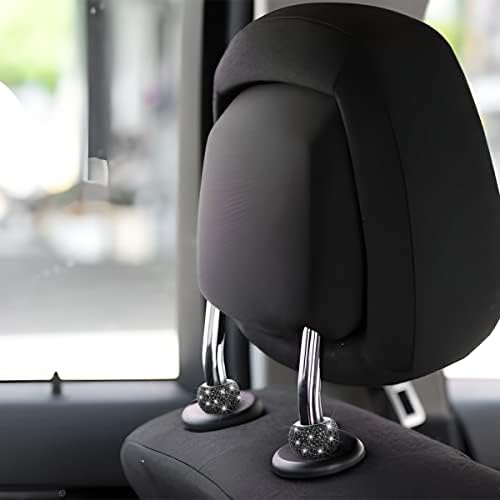 XINLIYA 4 Pack Car Headrest Collars, Bling Car Head Rest Collars Rings Decor - Image 6
