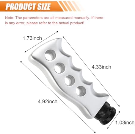 BDZMC Car Gear Shift Handle Lever Knob, Resin Grip Shift Knob - Image 2