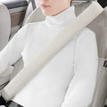 LACDL Extra Long Seatbelt Covers Super Soft Furry by LeadingAComfortableDrivingLife