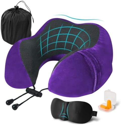 Travel Pillow, Memory Foam Neck Pillow by Unknown