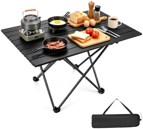 Folding Camping Table, Small Camping Table, Portable Aluminum Camp by Unknown
