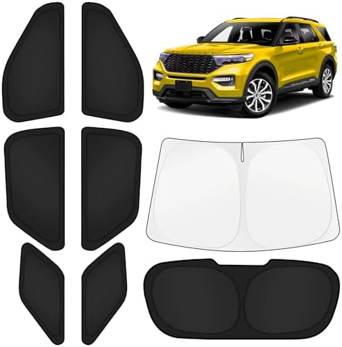 KUST Car Window Shades for Ford Explorer 2020-2025 2026 Windshield Sun Shade by KUST
