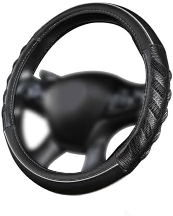 Flying Banner car Steering Wheel Cover Faux Leather Massage Universal fit 3D by FlyingBanner