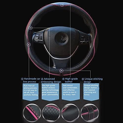 Car Steering Wheel Cover, Breathable, Heavy Duty, Full Surround, Sports Style - Image 6