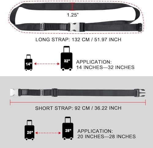 Luggage Straps, Stretchable Luggage Connector Straps - Image 3