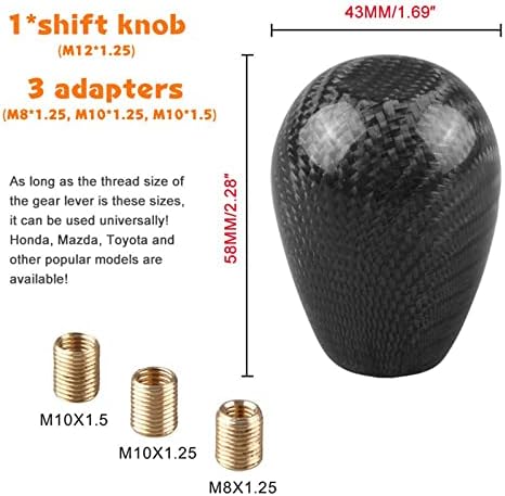 RYANSTAR Carbon Fiber Shift Knob - Image 2