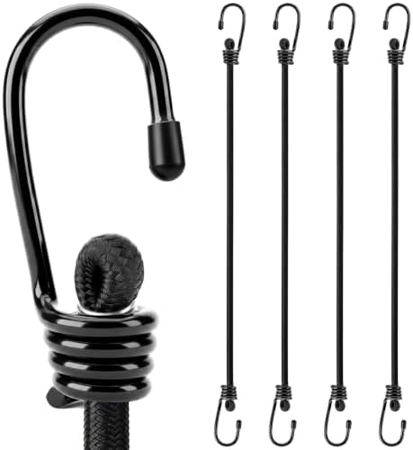4-Piece 48 Inch Bungee Cords by HORUSDY