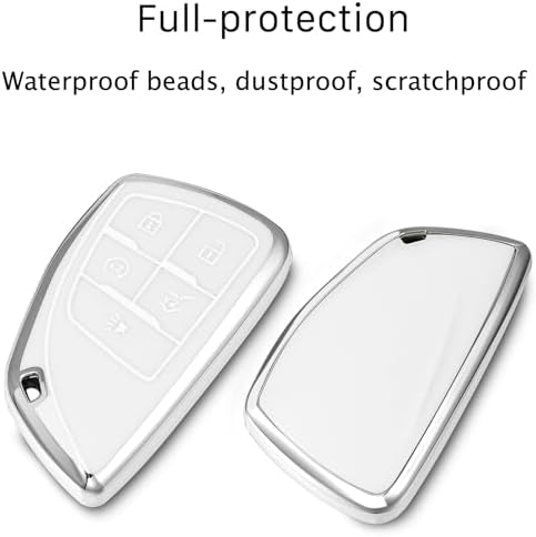 for Chevrolet Key Fob Cover, TPU Protective Key Case - Image 2