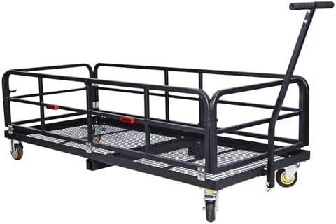 Folding Hitch-Mounted Cargo Basket by MERXENG