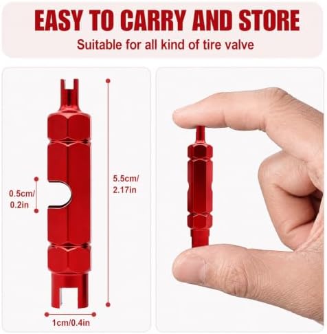 2 Pack Bike Valve Core Removal Tool, Tubeless Tire Stem Remover - Image 2