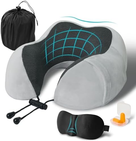 Travel Pillow, Memory Foam Neck Pillow by Unknown