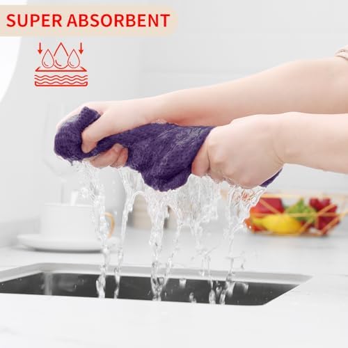 Homaxy 100% Cotton Waffle Weave Kitchen Dish Towels 6-Pack - Image 3