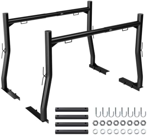 Extendable Truck Ladder Rack, Non-Drilling, 800 lb Capacity by Unknown