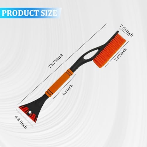 Car Snow Brush and Ice Scraper, Vehicle Windshield Scraper Deicer - Image 2