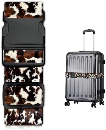 Luggage Straps for Suitcases, Heavy Duty Travel Belt by JYCardPKT