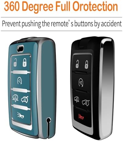 for Jeep Key Fob Cover with Keychain Soft Full Protection Key Shell Compatible - Image 4