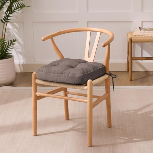 IASEAHK Memory Foam Dining Chair Cushions, 16.5"x16.5"x3.5" - Image 2