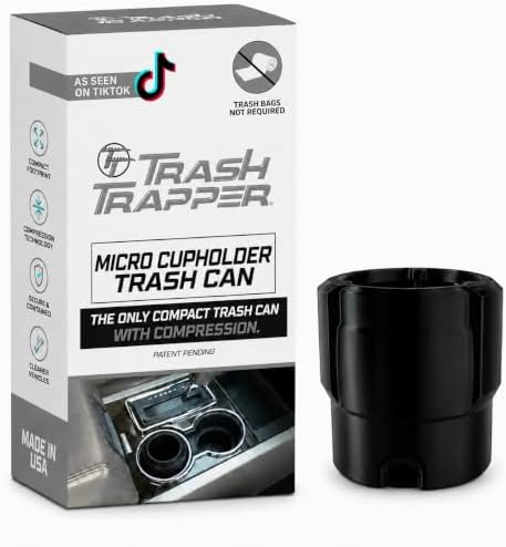 Trash Trapper Car Trash Can Cup Holder | Extra Small Car Trash Can by TrashTrapper