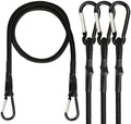 Bungee Cords with Carabiner, 36 inch Bungee Cords Heavy Duty Outdoor, 1/3 Inch by QGEIBBungeecordswithhooks