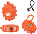 AK LED Road Flares Rechargeable Safety Flashing Warning Light Roadside by AK
