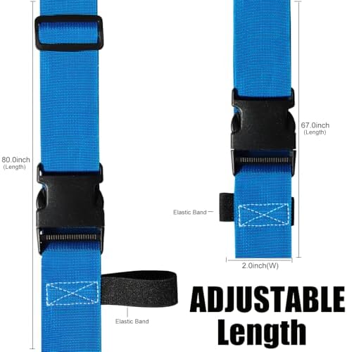 Luggage Straps for Suitcases TSA Approved-2 Pack Bright Personalized Luggage - Image 4