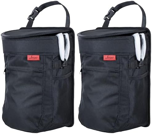 Lusso Gear Spill-Proof Car Trash Can by LussoGear