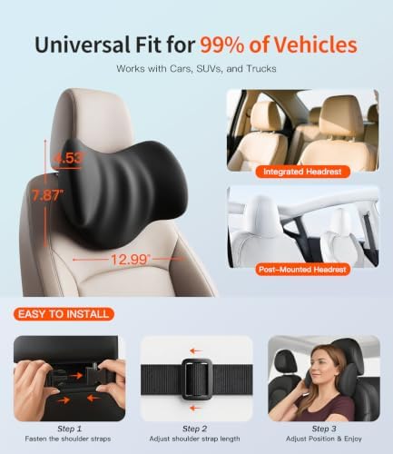 2-Pack Car Neck Pillow: Ergonomic Neck Support - Image 6