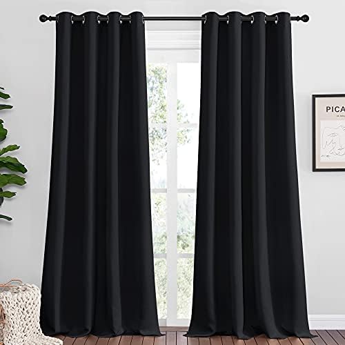 NICETOWN Patio Blackout Curtains Shades, 2 Panels, 55 x 110-inch by NICETOWN