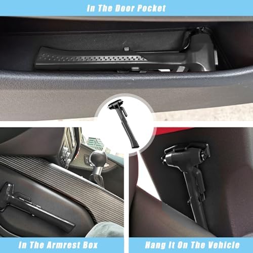 Car Window Breaker, Glass Breaker and Seatbelt Cutter, Emergency Car Glass - Image 4