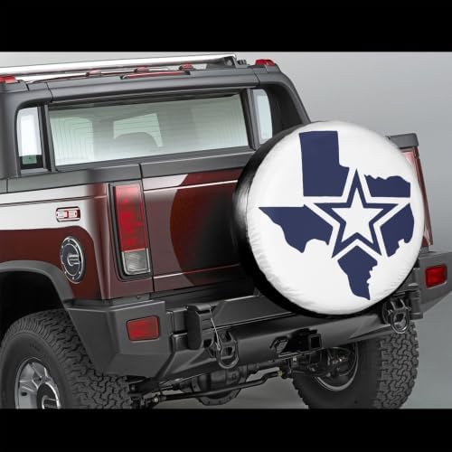 Star of Texas State Spare Tire Cover, Universal Waterproof & Dustproof Wheel - Image 4