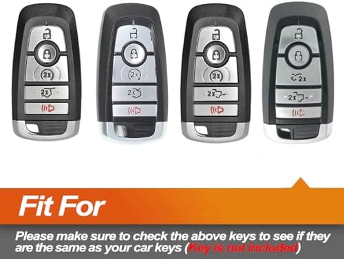 Silicone Key Fob Cover Fit for Ford Fusion F150 F250 F350 F450 F550 Edge - Image 2