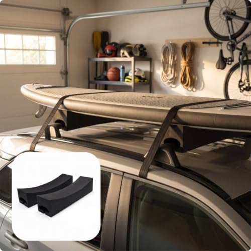 Paddleboard Roof Rack Pads Surfboard Carrier Blocks Foam Pads - Image 3