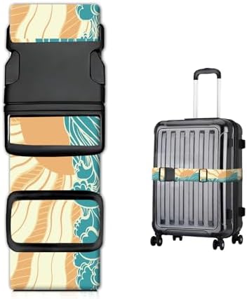 Luggage Straps for Suitcases, Heavy Duty Travel Belt by JYCardPKT