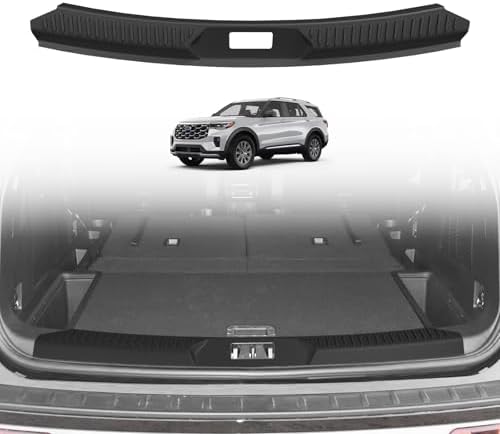 BestEvMod for 2020-2026 Explorer Upgrade Rear Bumper & Trunk Sill Cover by BestEvMod