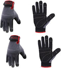 HANDLANDY Work Gloves for Men & Women, Utility Mechanic Working Gloves Touch by HANDLANDY