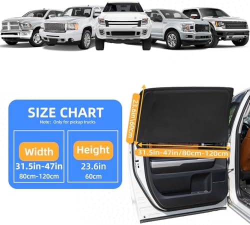 Car Window Shade for Baby, 2 Pack UV Protection Breathable Mesh Window Sun Shade - Image 4