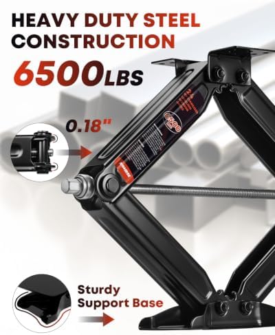 Kohree 6500lbs Heavy Duty RV Stabilizer Jacks 2 Pack, 24 Inch - Image 2