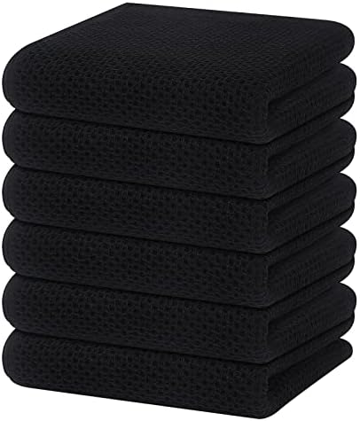 Homaxy 100% Cotton Waffle Weave Kitchen Dish Towels 6-Pack by Homaxy
