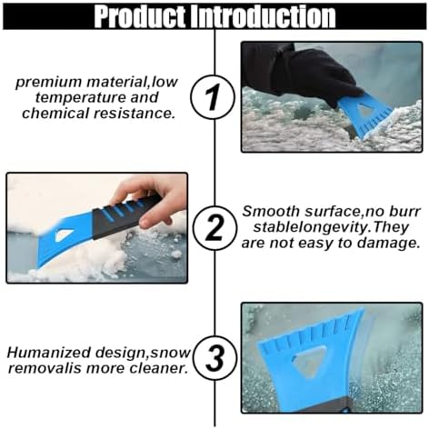4PCS Snow and Ice Scraper for Car Windshield - Image 6