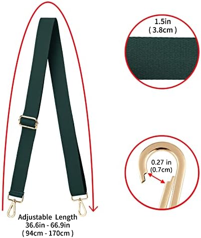 ZOOEASS Wide Shoulder Strap, Adjustable Replacement Belt Crossbody Canvas Bag - Image 3