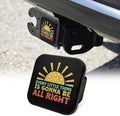 Trailer Hitch Cover 2 Inch Square Receiver Hitch Cover Rubber Tube Plug by Unknown
